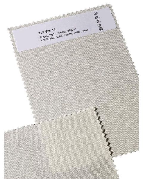Fuji zijde / Natuur / 90 cm breed