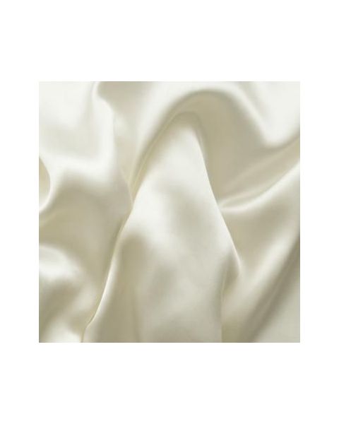 Crepe Satin 19 / Ivoor / 140 cm breed