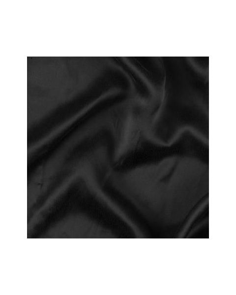Crepe Satin 19 Sandwashed / Zwart / 140 cm breed