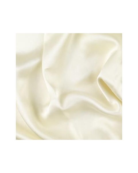 Crepe Satin 19 Sandwashed / Ivoor / 140 cm breed