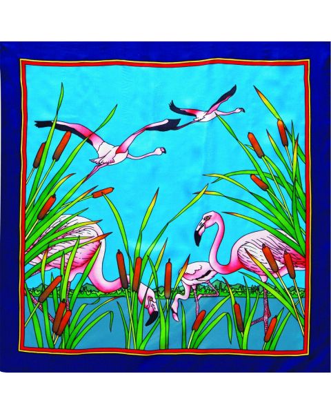 Flamants - 90 x 90 cm