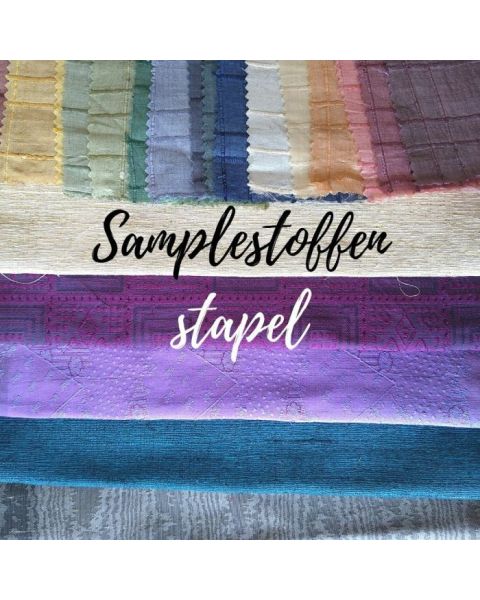 Samplestoffen stapel