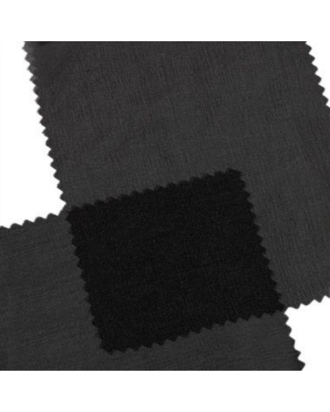 Chiffon 3.5 - per 12 m / Zwart / 110 cm breed