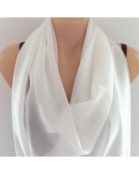 Pongee 10 sjaal | 180 x 45 cm