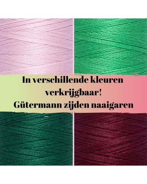 Bestel online 100% zijden garen van Gütermann in tientallen verschillende kleuren. 